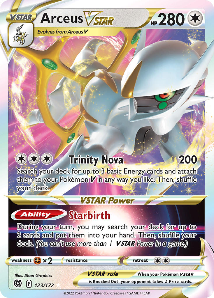 #123 Arceus VSTAR