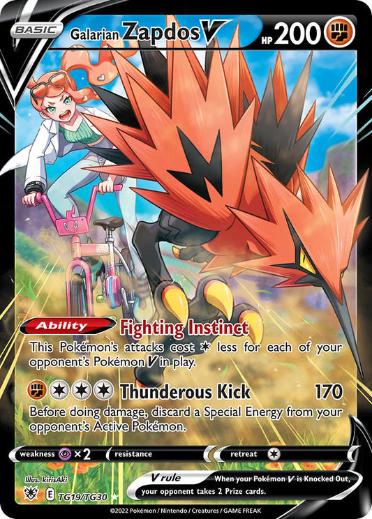 #TG019 Galarian Zapdos V