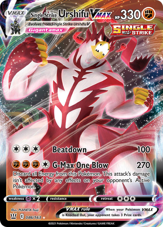 #086 Single Strike Urshifu VMAX