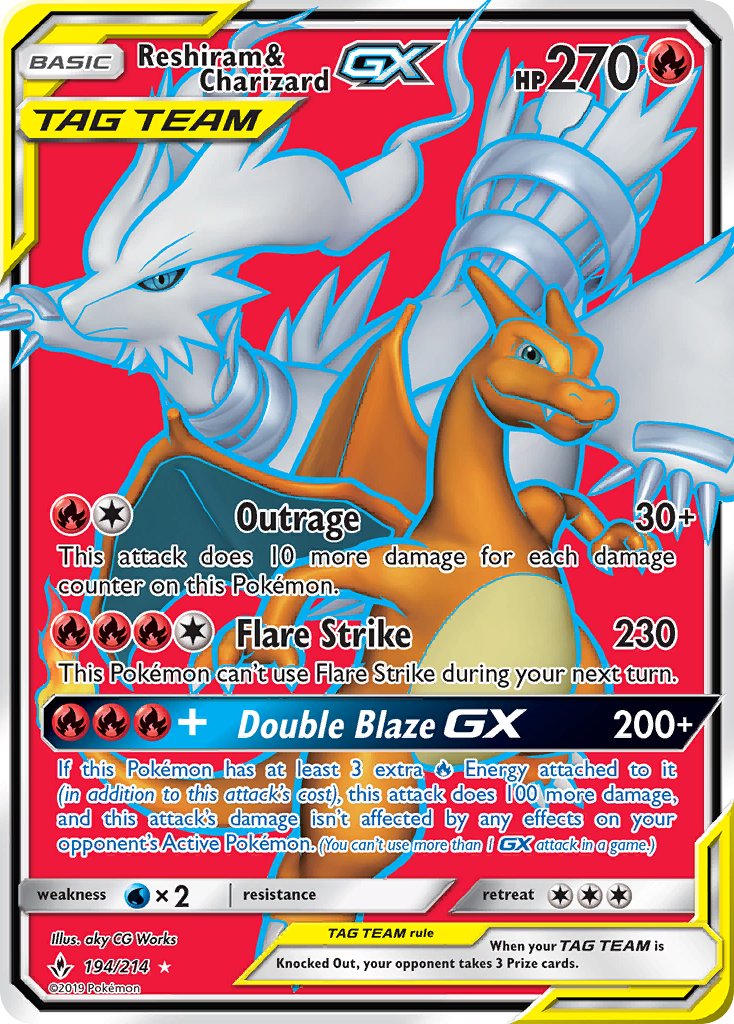 #194 Reshiram & Charizard-GX