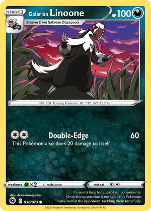 #036 Galarian Linoone 