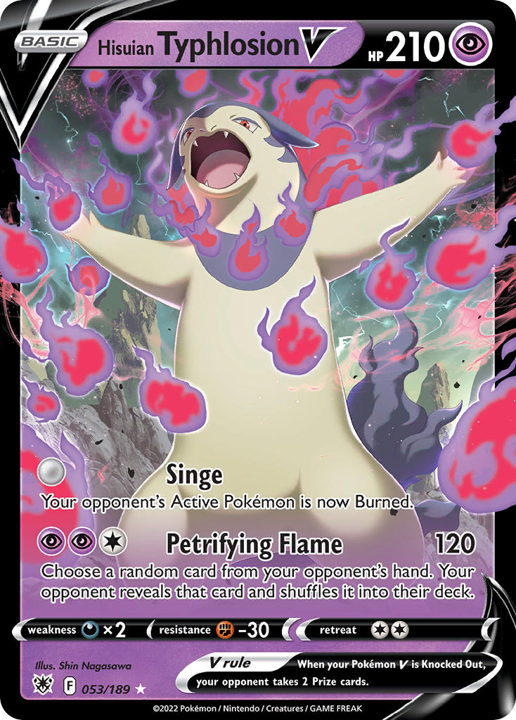 #053 Hisuian Typhlosion V