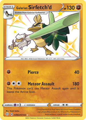 #SV064 Galarian Sirfetch'd