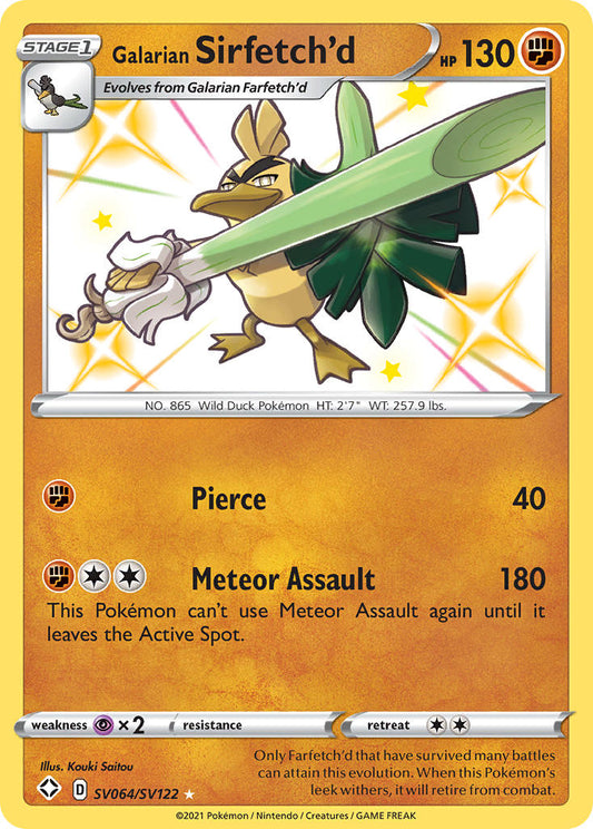 #SV064 Galarian Sirfetch'd