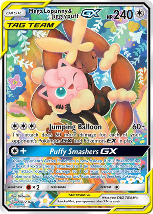 #226 Mega Lopunny & Jigglypuff-GX