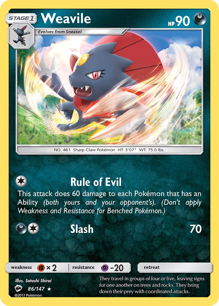 #086 Weavile