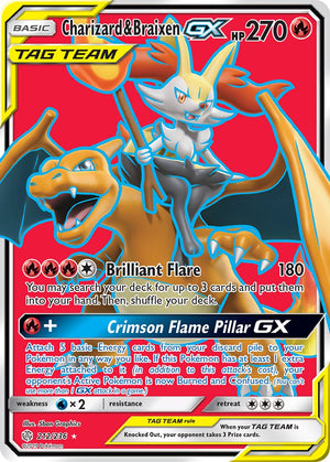 #212 Charizard & Braixen-GX