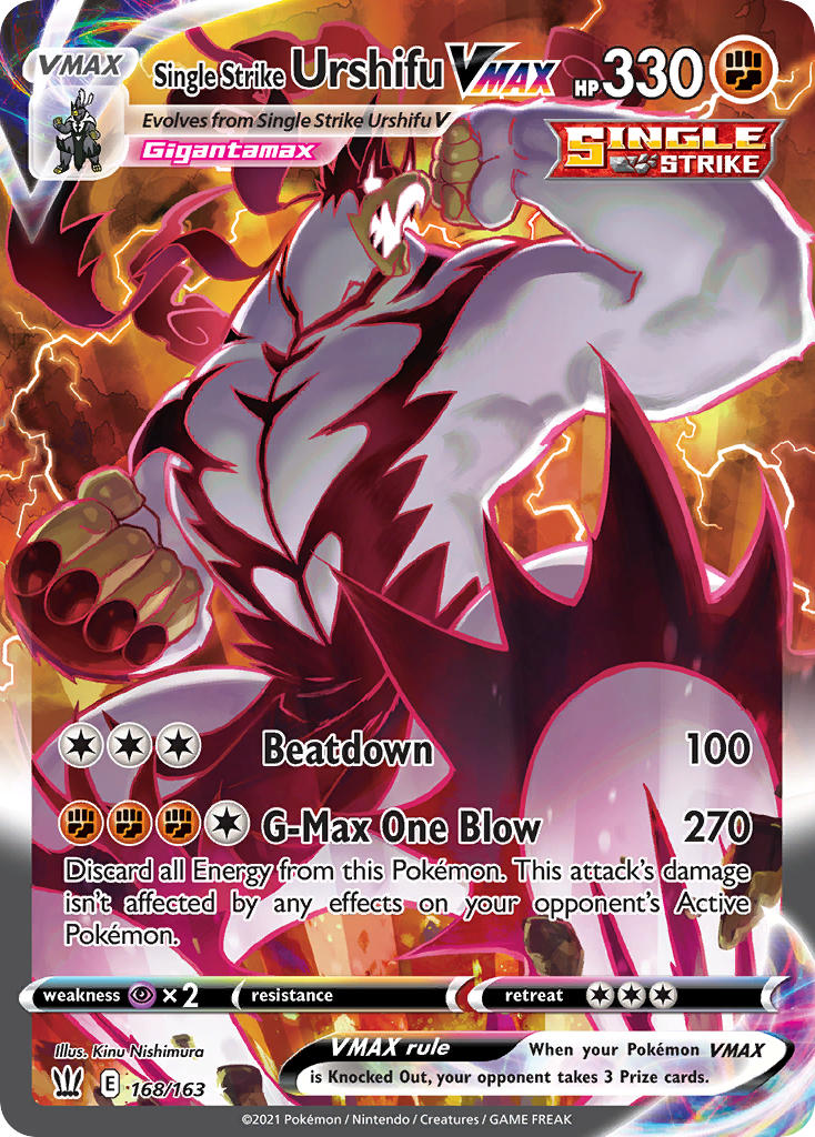 #168 Single Strike Urshifu VMAX