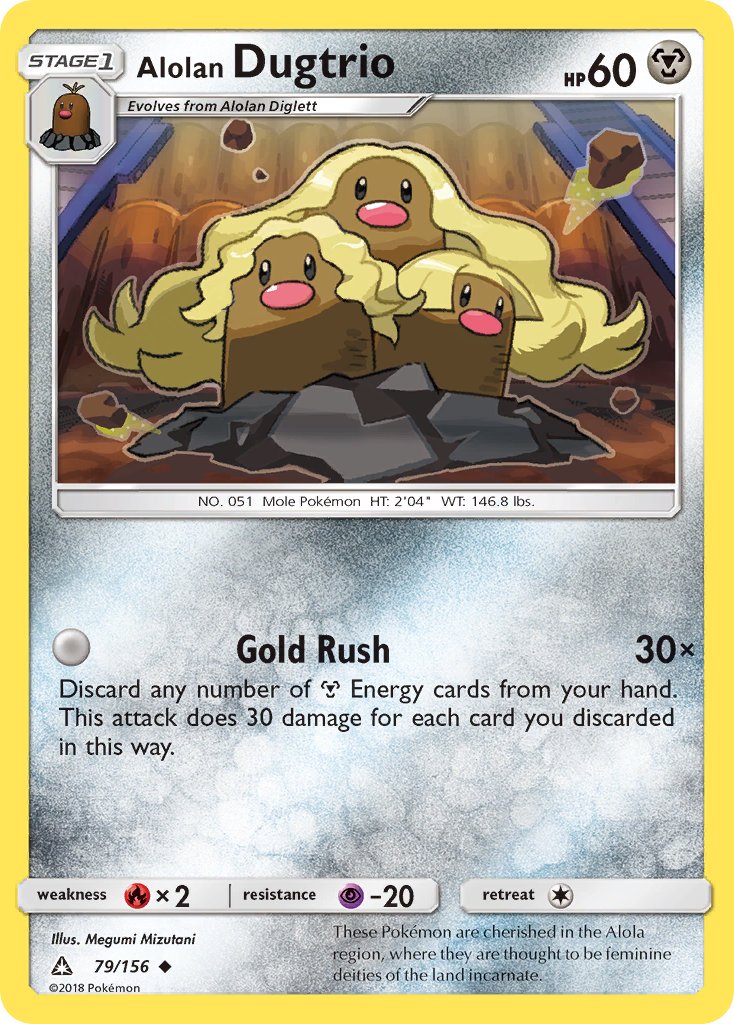 #079 Alolan Dugtrio