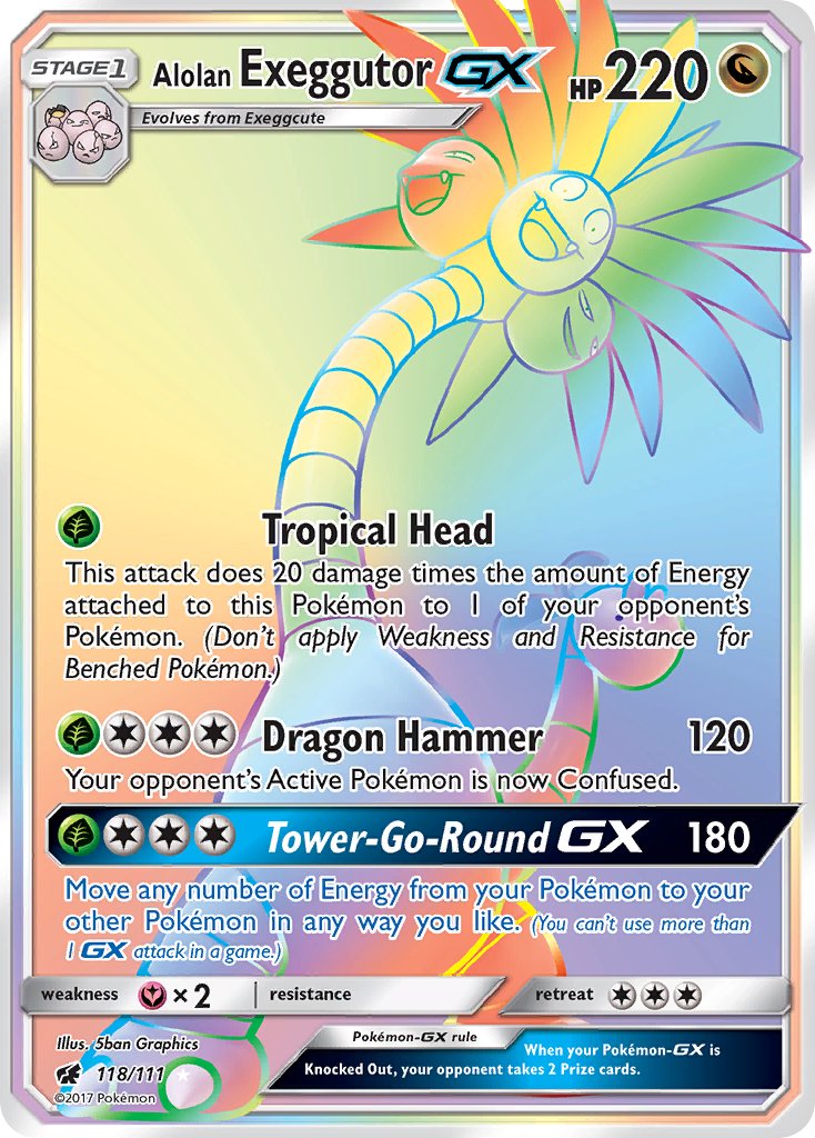 #118 Alolan Exeggutor-GX