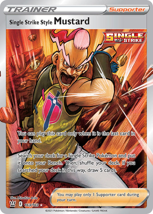 #163 Single Strike Style Mustard