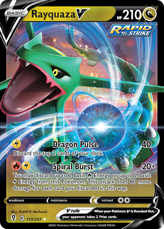 #110 Rayquaza V