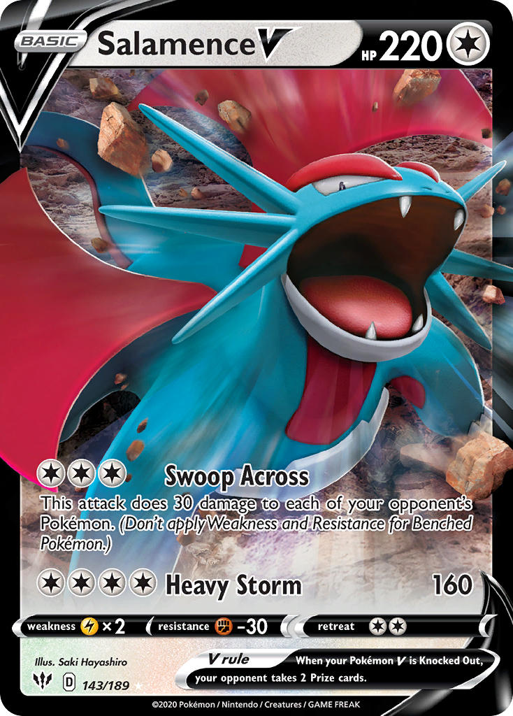 #143 Salamence V