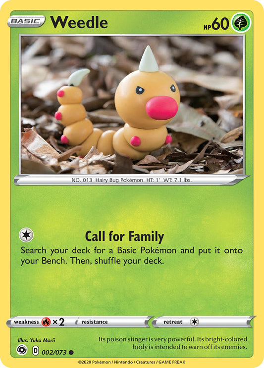 #002 Weedle 
