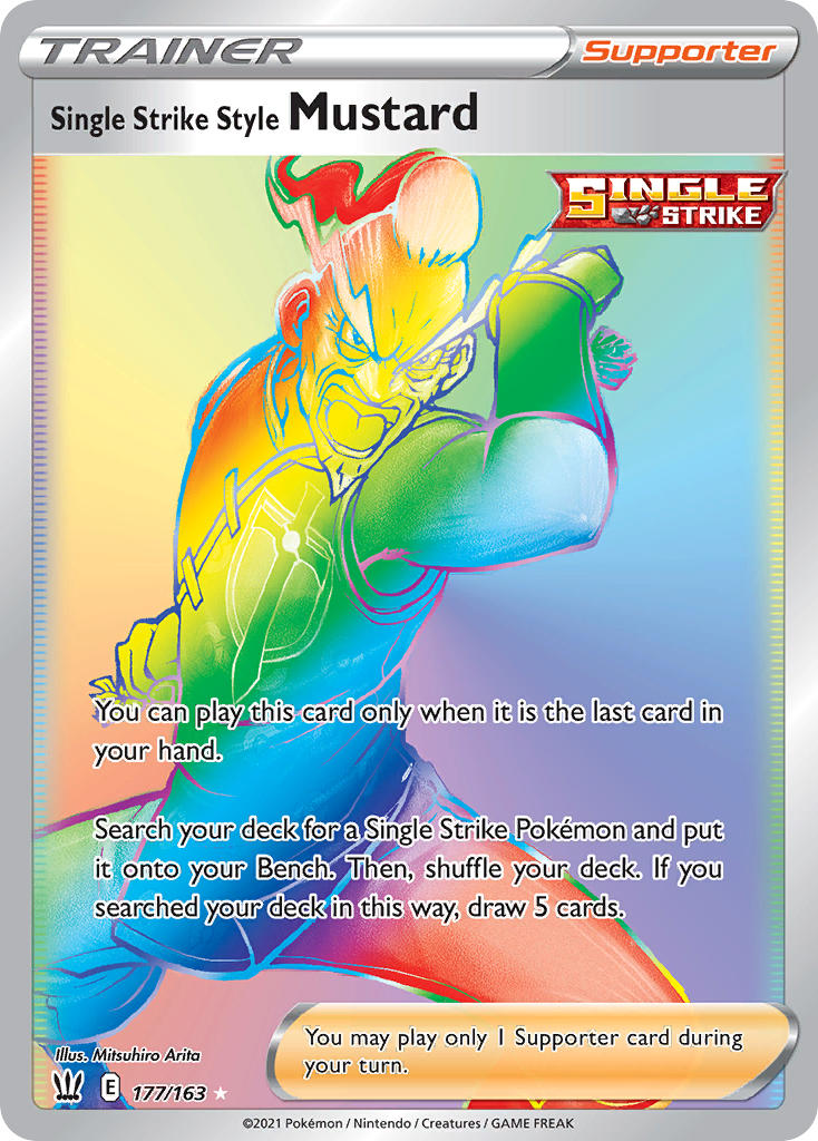 #177 Single Strike Style Mustard