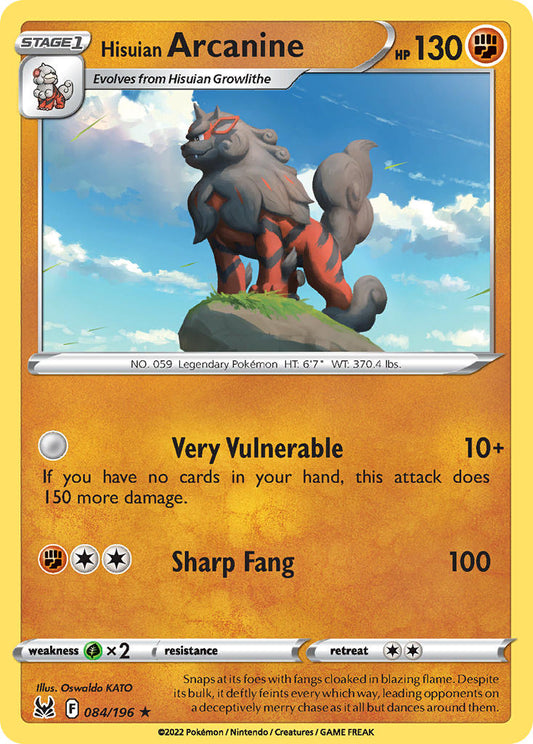 #084 Hisuian Arcanine