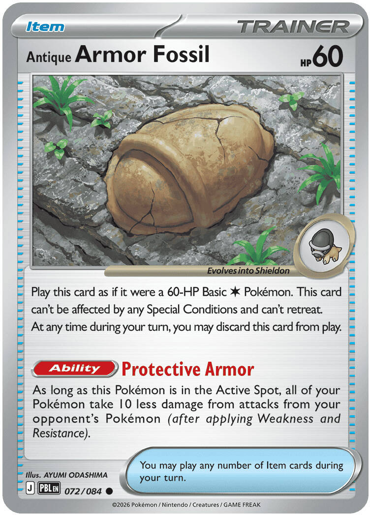 #072 Antique Armor Fossil