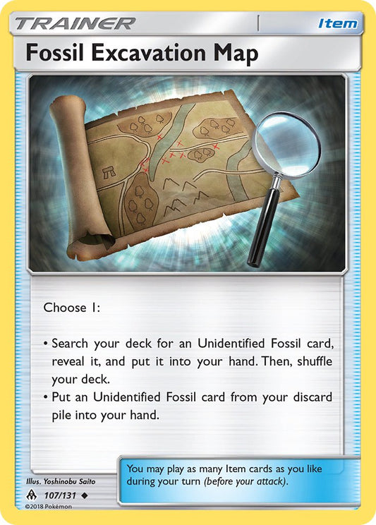 #107 Fossil Excavation Map
