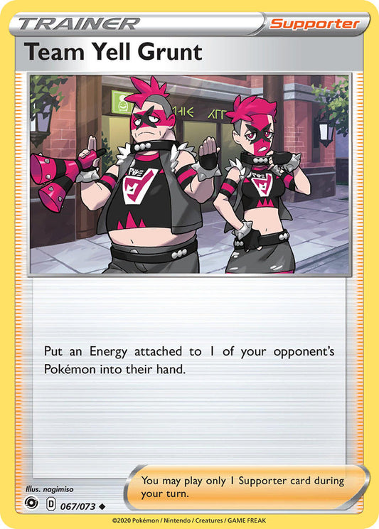 #067 Team Yell Grunt