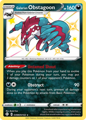 #SV080 Galarian Obstagoon
