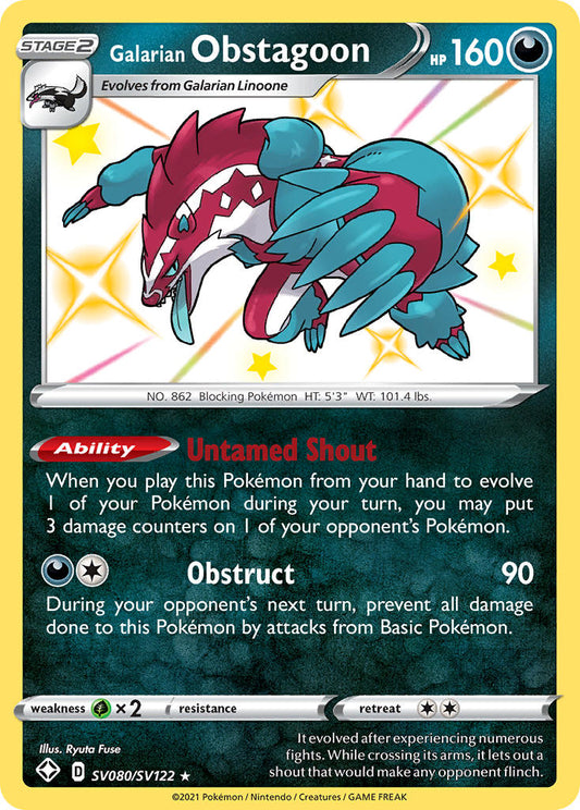 #SV080 Galarian Obstagoon