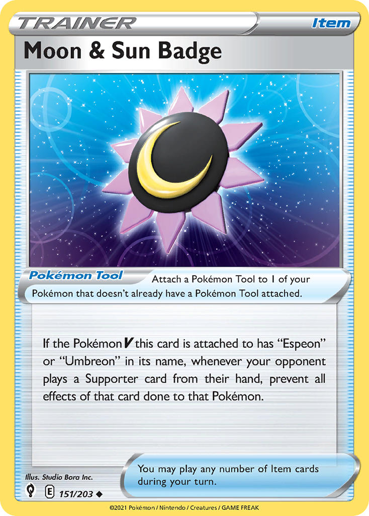 #151 Moon & Sun Badge