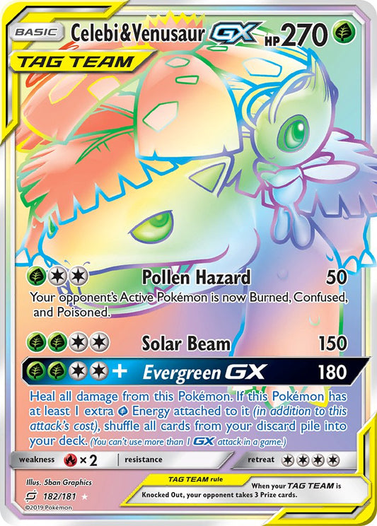 #182 Celebi & Venusaur-GX