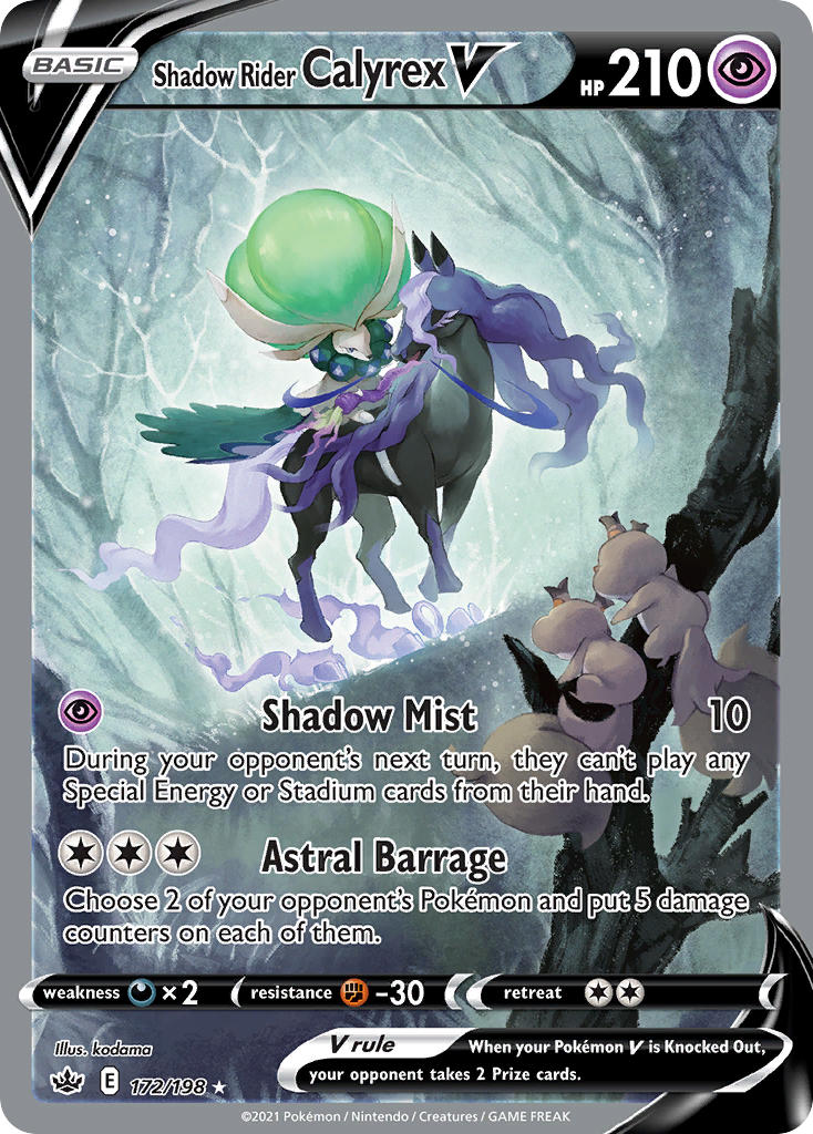 #172 Shadow Rider Calyrex V