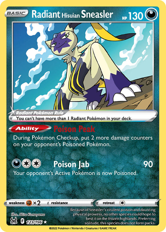 #123 Radiant Hisuian Sneasler