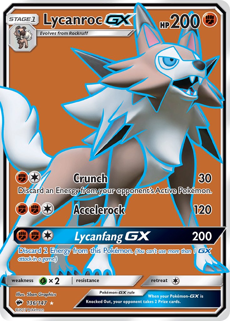 #136 Lycanroc-GX