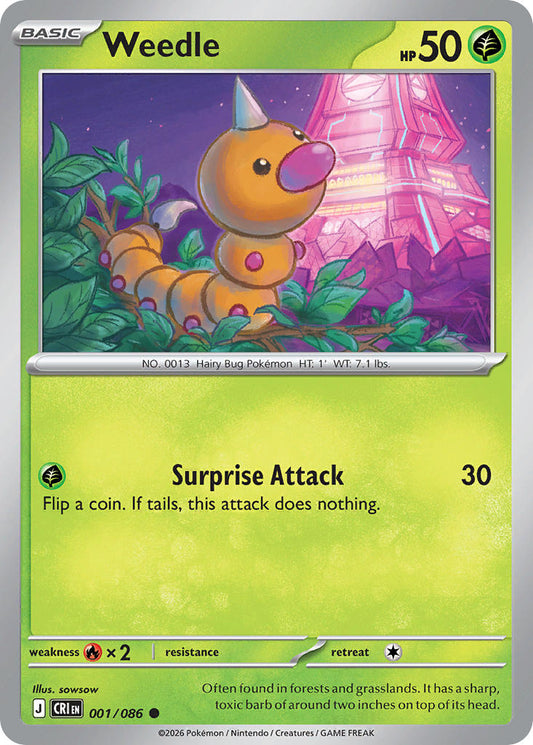 #001 Weedle