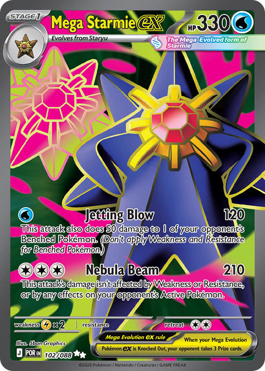 #102 Mega Starmie ex