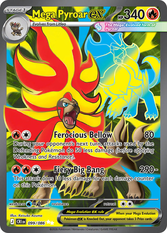 #099 Mega Pyroar ex