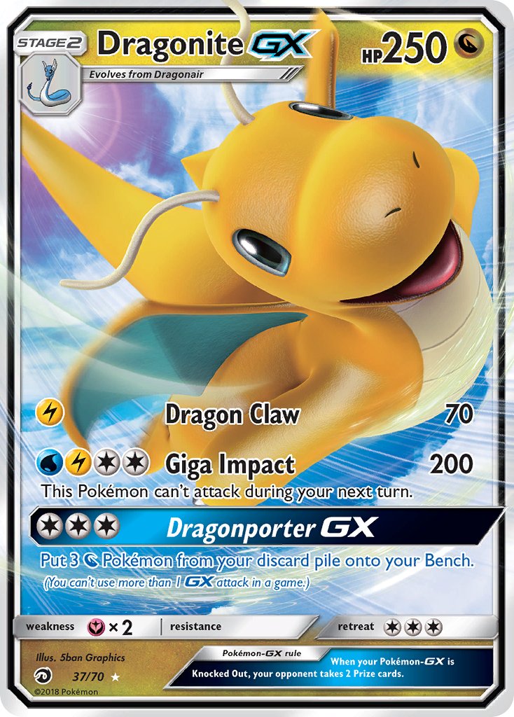 #037 Dragonite-GX