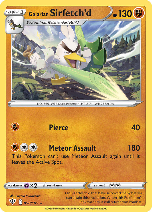 #098 Galarian Sirfetch'd