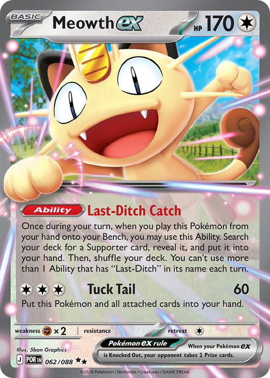 #062 Meowth ex