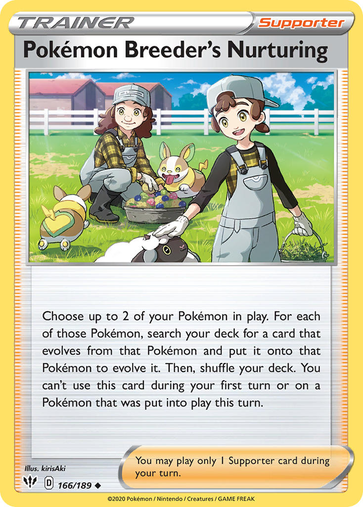 #166 Pokémon Breeder's Nurturing
