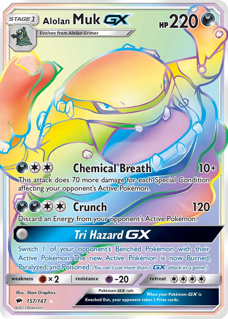 #157 Alolan Muk-GX