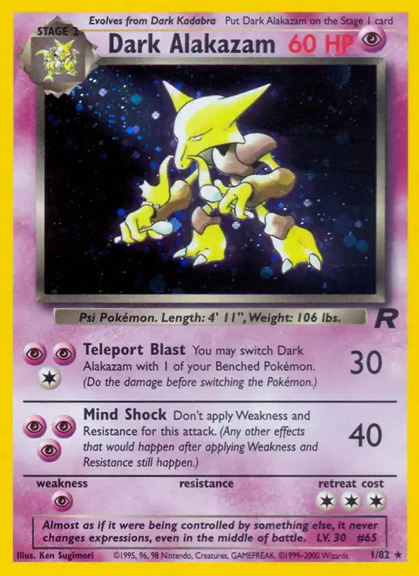 #001 Dark Alakazam