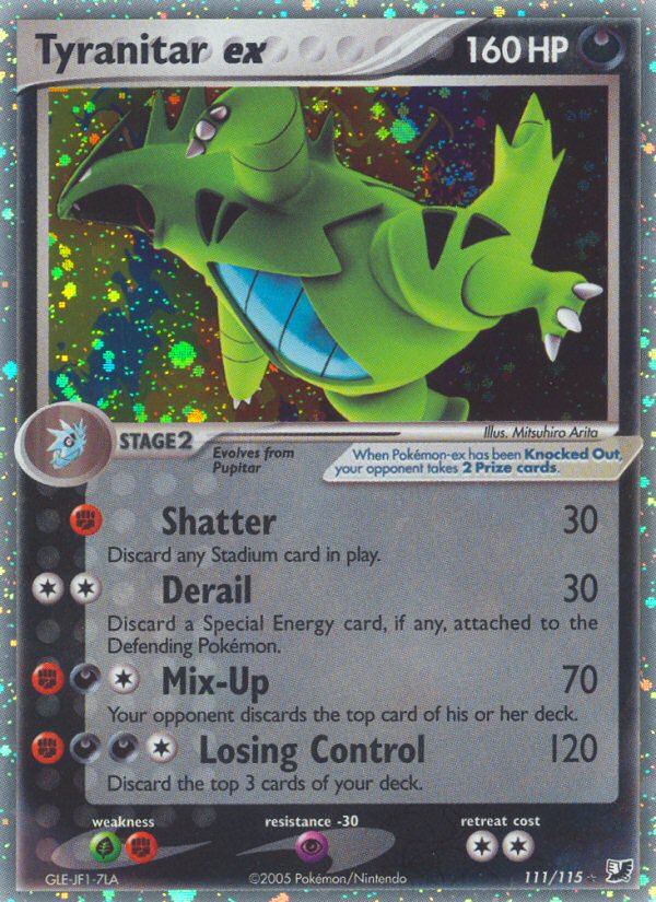 #111 Tyranitar ex