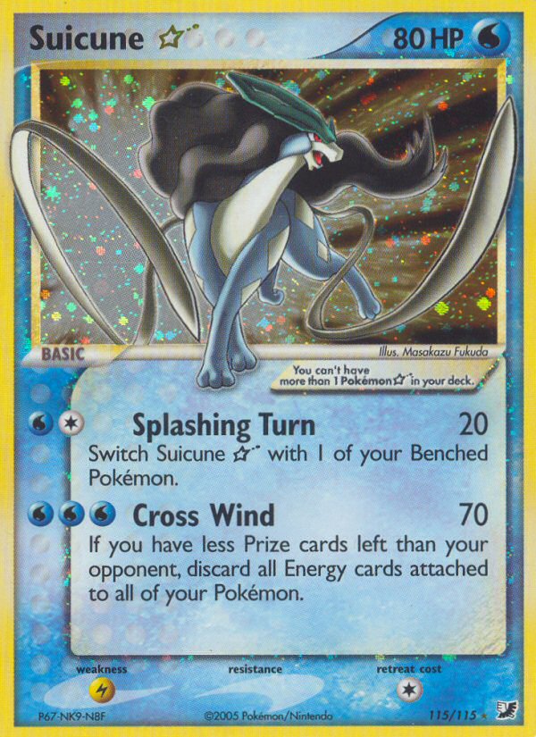 #115 Suicune Gold Star