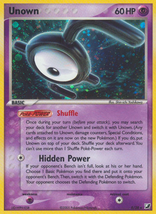 #E Unown