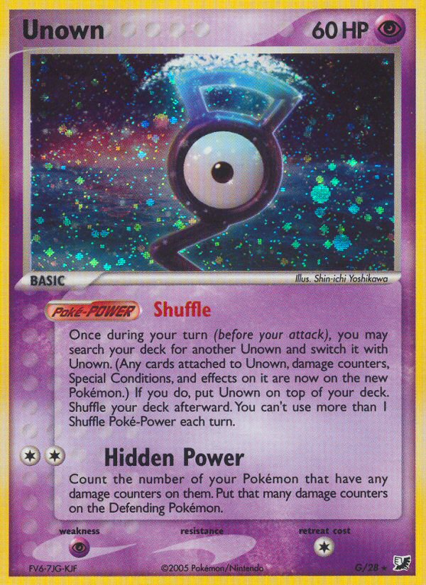 #G Unown