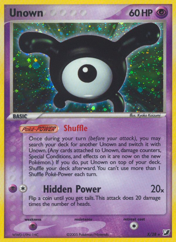 #X Unown