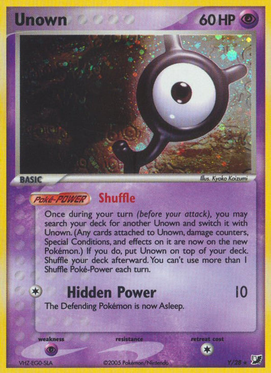 #Y Unown