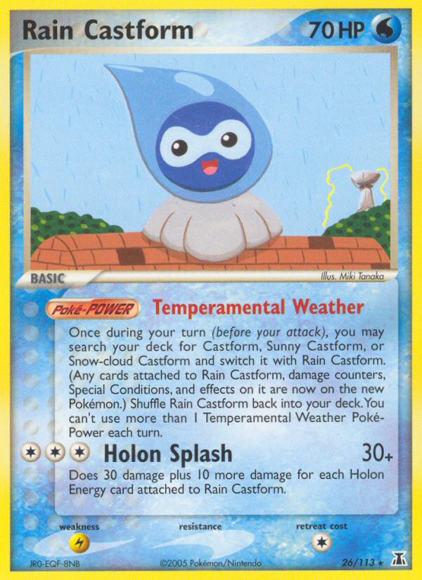 #026 Rain Castform