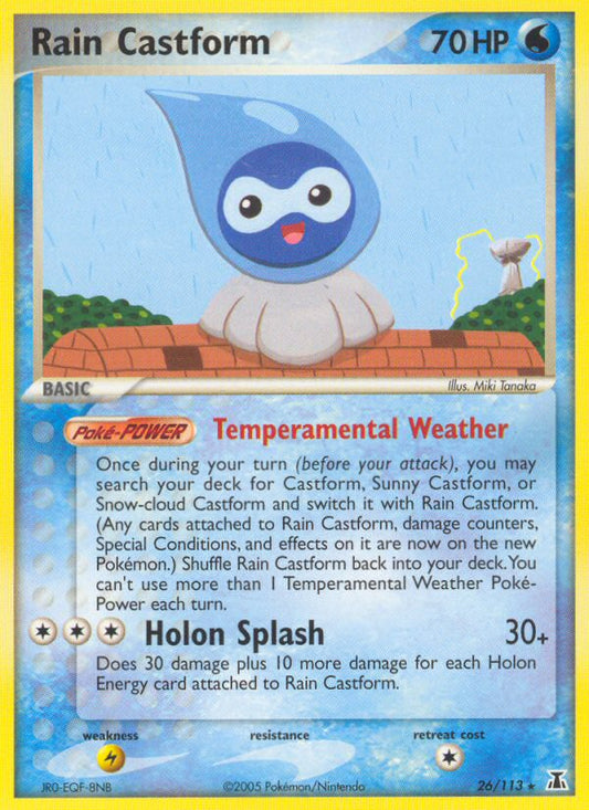 #026 Rain Castform