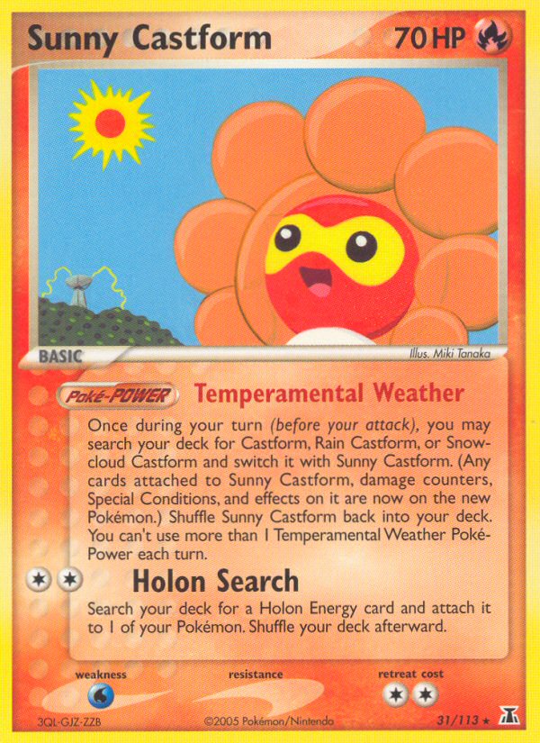 #031 Sunny Castform