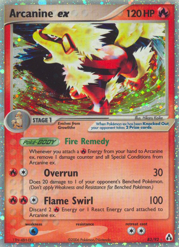 #083 Arcanine ex