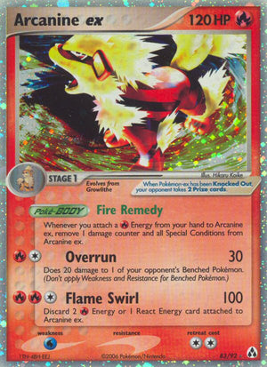 #083 Arcanine ex